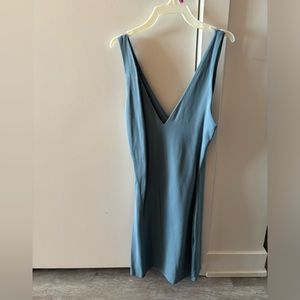 Aritzia Babaton blue bodycon dress